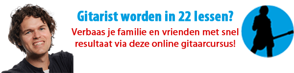 Online Gitaar leren spelen in 22 lessen