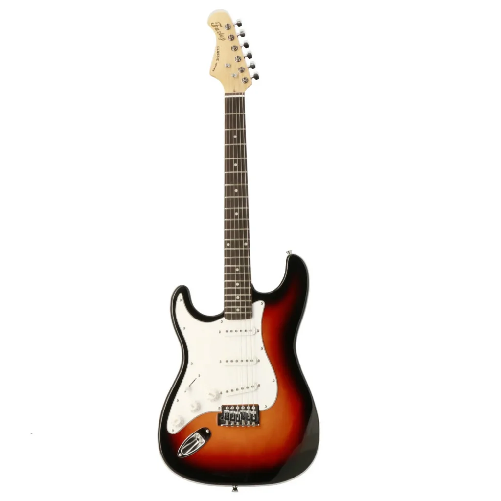 Fazley-FST118LH-SB-Sunburst-linkshandige-elektrische-gitaar