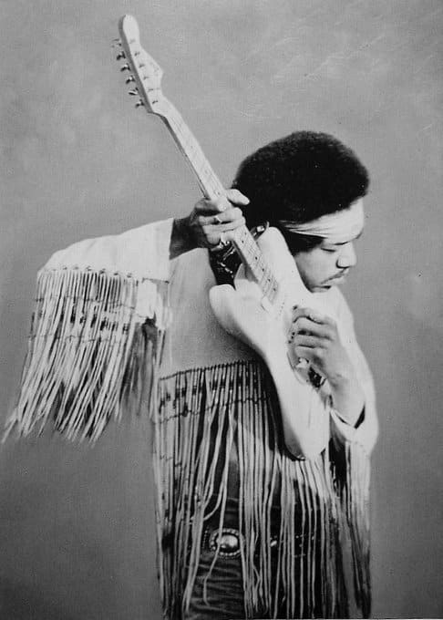 Jimi-Hendrix-linkshandige-gitarist