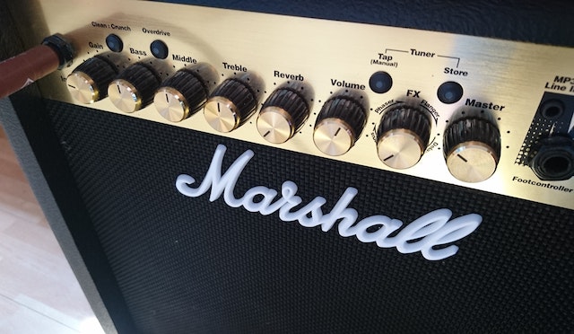 Marshall-versterker-gitaar